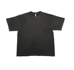 Oversized Short Sleeve Tee (Color: Vintage Black, size: XL)