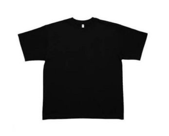 Oversized Short Sleeve Tee (Color: Black, size: S)