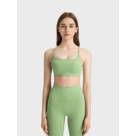 JupiterGear Crisscross Cami (Color: Yellow-Green, size: 6)
